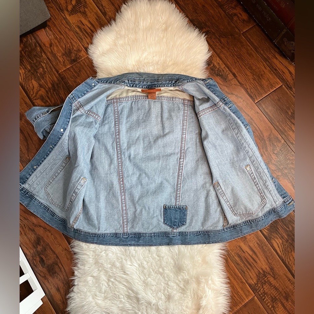 Sean John Denim Jacket Size Large - Picture 4 of 12